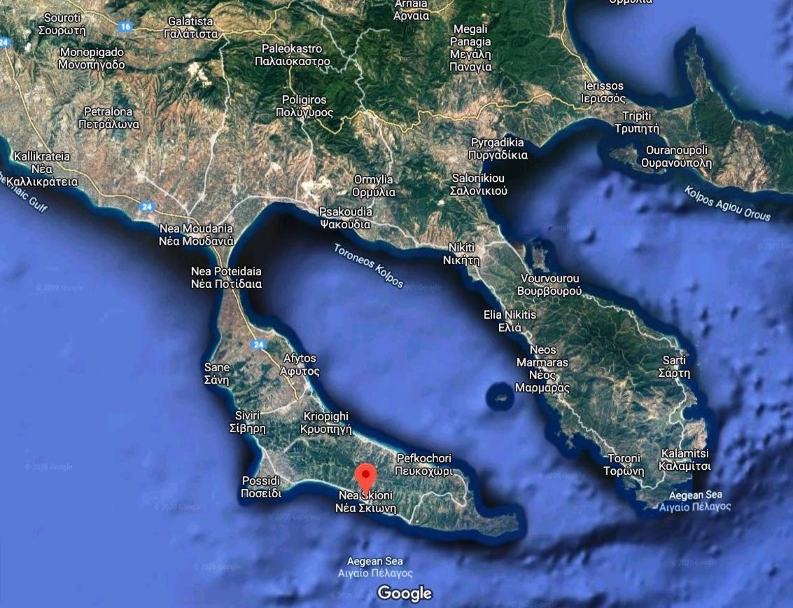 Roses Rt Apartments Skioni I Νέα Σκιώνη Εξωτερικό φωτογραφία